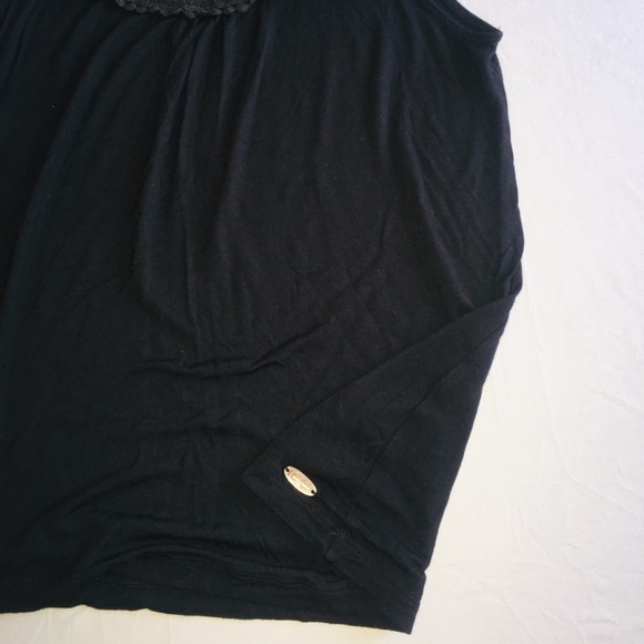 Candies Black Dress Top - Picture 4 of 5